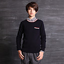 joya cuello suéter uniformes escolares varones tejer con contraste recortar (más colores)
