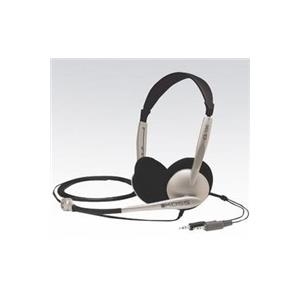 Koss CS100 - Headset - On-Ear - kabelgebunden - Schwarz, weiß