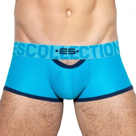 ES Collection Double Opening Mesh Boxer - Peacock L