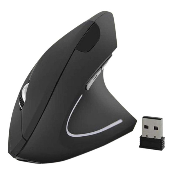 Optical Vertical Mouse 2.4G Wireless USB Mice 3 Adjustable DPI 1000/1200/1600 Fit Right Hand Users Mice for PC Laptop