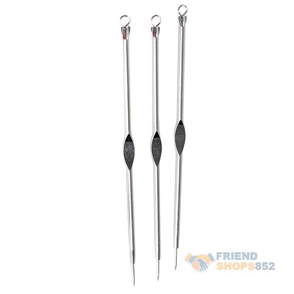 #F9s 3PCS Blackhead Pimple Pin Acne Remover Extractor Needle Tool