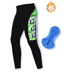 21Grams Men's Cycling Pants Winter Fleece Spandex Bike Pants / Trousers Leg Warmers / Knee Warmers Leggings Fleece Lining Warm Sports Black Mountain Bike MTB Road Bike Cycling Clothing Apparel Bike