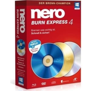 Nero AG Nero Burn Express 4 Vollversion - 1 Lizenz - Windows - Brenn-Software (EMEA-11450000/1102)
