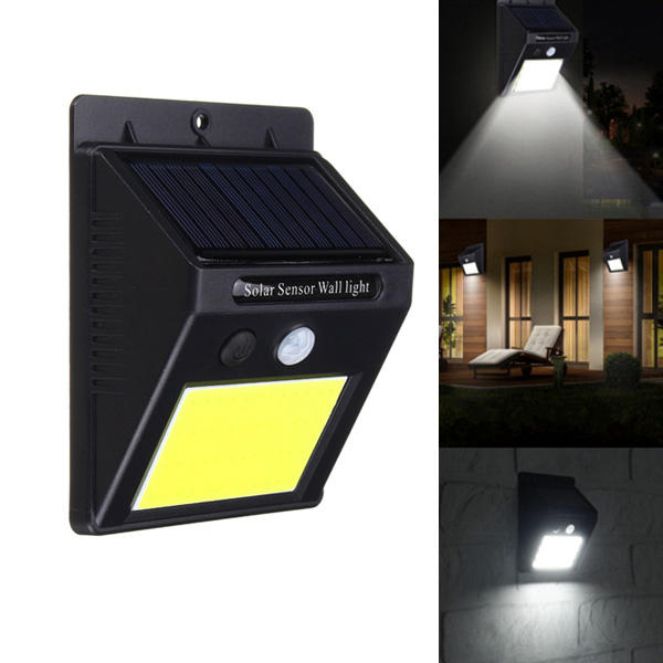 Solar Power 48 LED PIR Motion Sensor Wall LightWaterproof Outdoor Garden Lamp