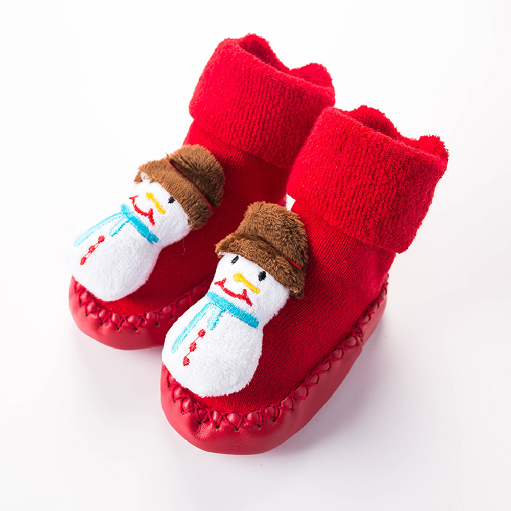 Baby Christmas Style 3D Cartoon Design Floor Socks