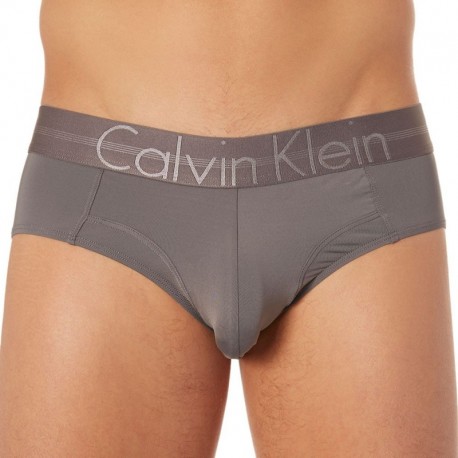 Calvin Klein Focused Fit Micro Brief - Grey L