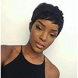 synthetic wigs short pixie cut wig for black women brazilian wigs (1 b) Lightinthebox