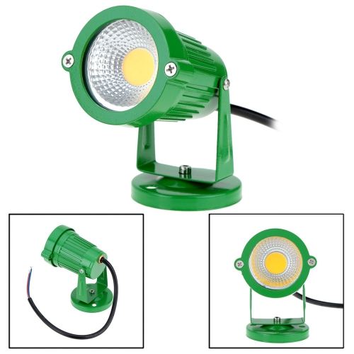 6W 85-265V AC IP65 Green Aluminum LED Lawn Spot Light Lamp High Power RGB Warm/Nature White Outdoor Pond Garden Path CE RoHs