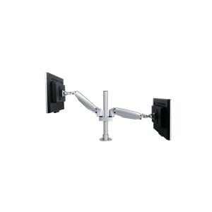 Dataflex Viewmaster M6 Monitor Arm 582 - Desk mount für 2 LCD-Displays - Aluminium - Silber - Bildschirmgröße: bis zu 61cm (bis zu 61,00cm (24