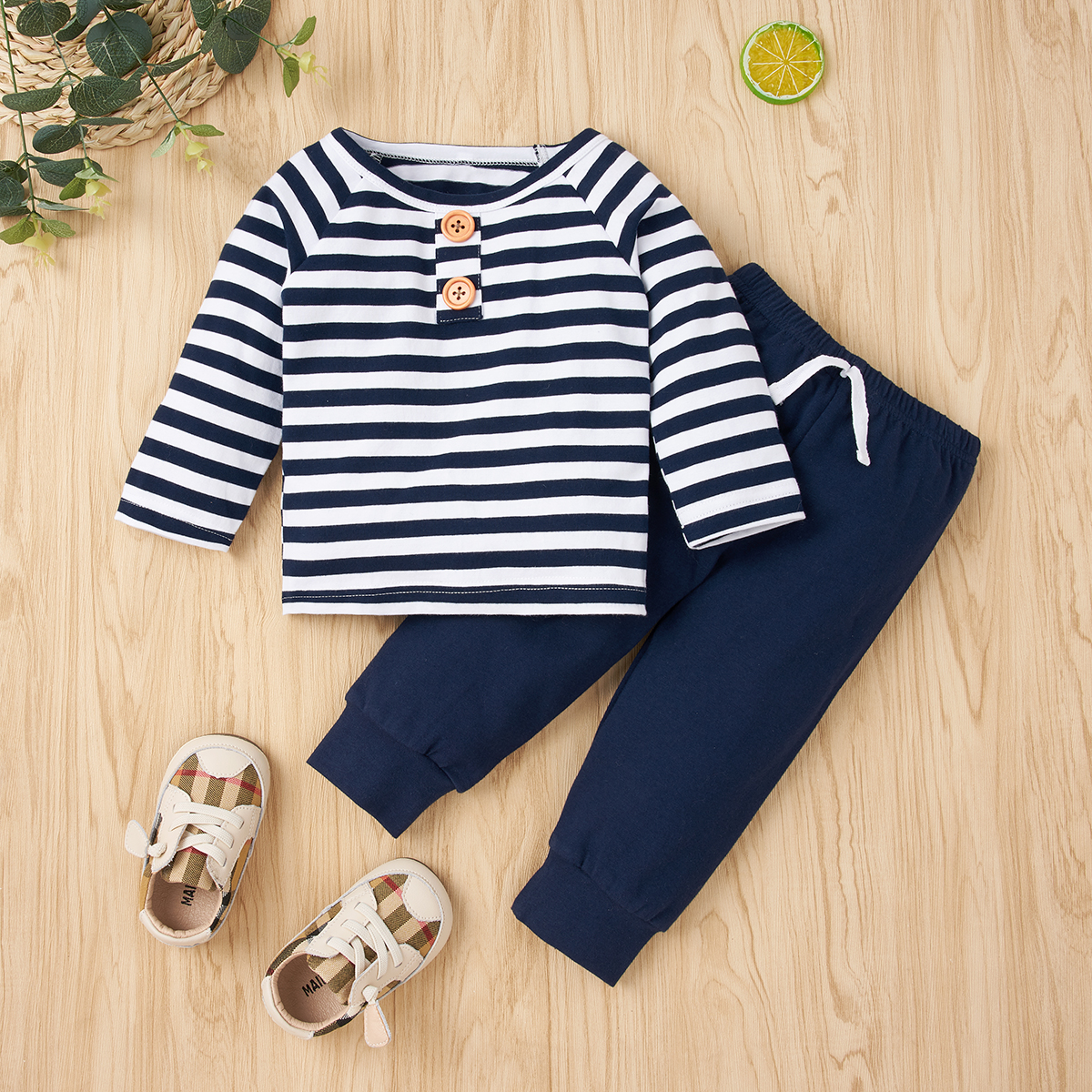 Baby Boy Casual Striped Sets