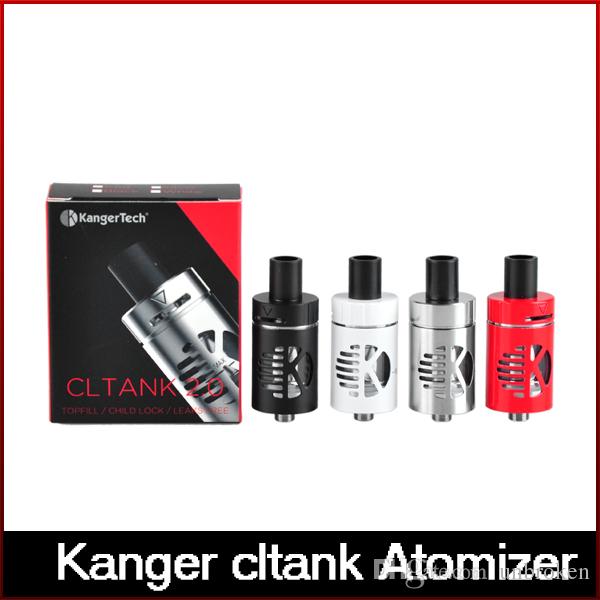 In stock!! Kanger CLTank 2ML Capacity CL Tank Atomizer CLOCC Coil With Child Lock System Leak-Free Top Filling Tank