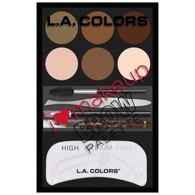 LA Colors I Heart Makeup Brow Palette - Light-Medium