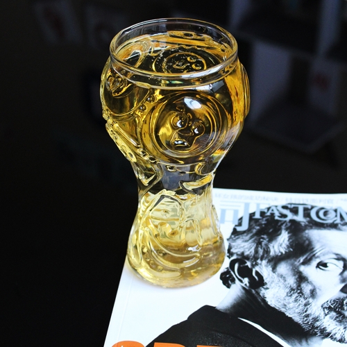 World-Cup Design Glastasse Trinkgläser Gläser Drinkware Transparente Persönlichkeit Hitzebeständig für Bier Wein Alle Getränke