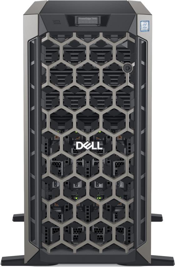 Dell EMC PowerEdge T440 - Server - Tower - 5U - zweiweg - 1 x Xeon Silver 4110 / 2,1 GHz - RAM 16GB - SAS - Hot-Swap 6,4 cm (2.5