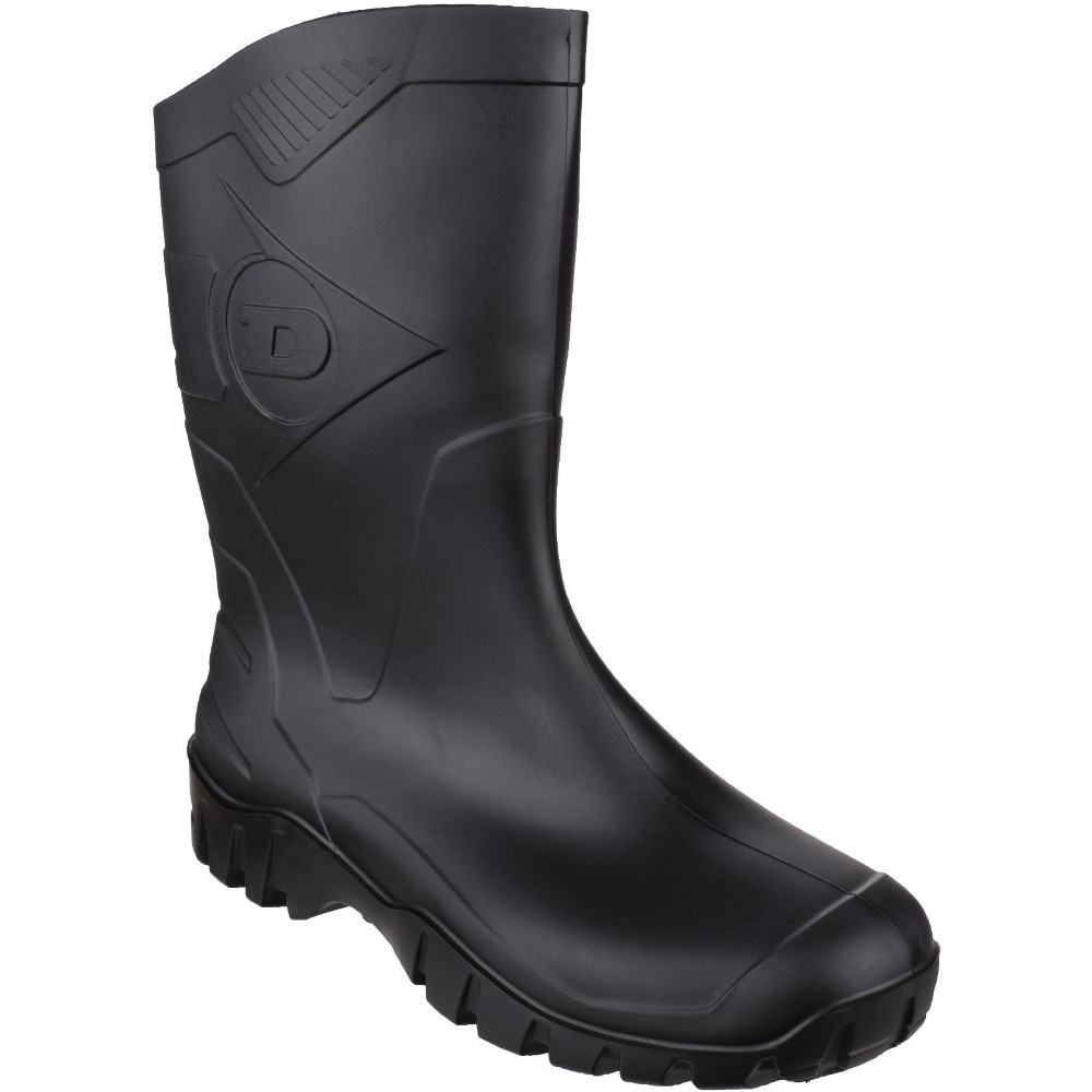 Dunlop Mens Dee Calf Height Waterproof PVC Welly Wellington Boots UK Size 9 (EU 43)