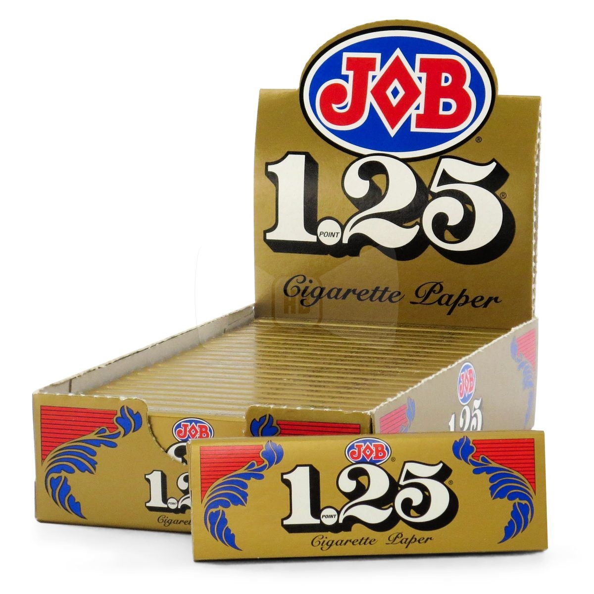 JOB 1.25 Gold Rolling Papers Box