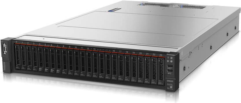 Lenovo ThinkSystem SR650 7X06 - Server - Rack-Montage - 2U - zweiweg - 1 x Xeon Gold 6150 / 2,7 GHz - RAM 16GB - kein HDD - Matrox G200 - kein Betriebssystem - Monitor: keiner - TopSeller (7X06A097EA)
