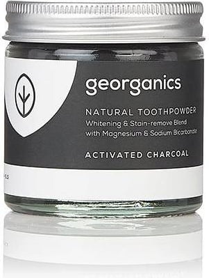 georganics Natural Toothpowder Activated Charcoal - 60 ml