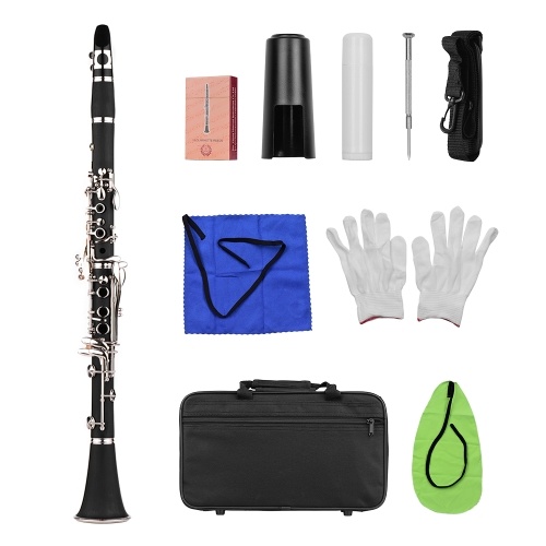 Clarinette ABS 17 clés bb plat soprano clarinette binoculaire