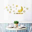étoiles lune formes stickers muraux miroir stickers muraux stickers muraux décoratifs, acrylique décoration de la maison sticker mural décoration murale 1 pc