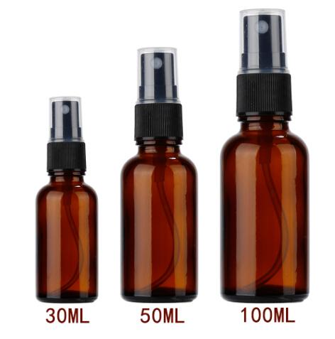 30ml/50ml/100ml refillable sprayer bottles esstenial oil liquid empty atomizer makeup spray bottle perfume glass