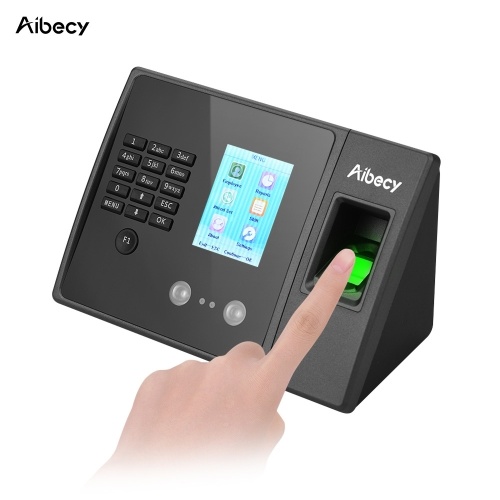 Máquina inteligente de asistencia de tiempo de huella dactilar biométrica Aibecy