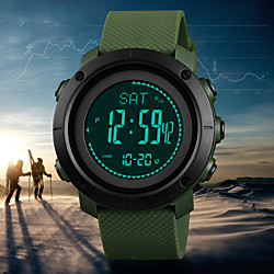 mens compass watch, digital sports watch pedometer altimeter barometer temperature military waterproof wristwatch for men women Lightinthebox