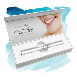 Eco Masters mySmile Teeth Whitening Pen - Natural Whitening Formula - 1 x 2ml Teeth Whitening Gel Pen - Natural Teeth Whitening For Sensitive Teeth