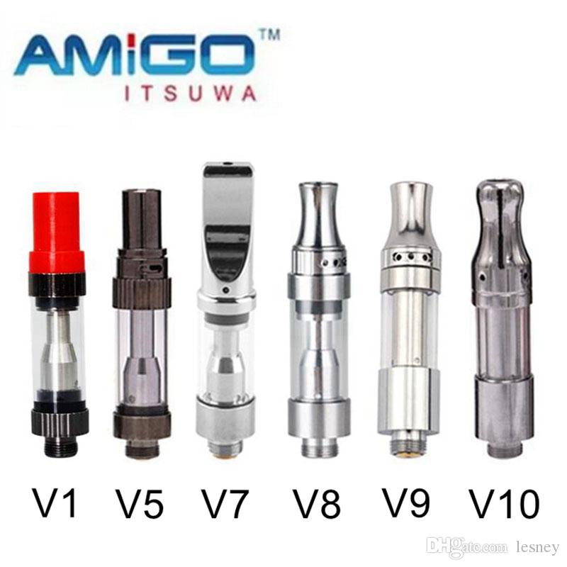 Original Itsuwa Amigo Empty Vape Pen Cartridges Liberty V1 V5 V6 V7 V8 V9 V10 510 Oil Cartridge E Cigarette Dab Wax Vaporizer
