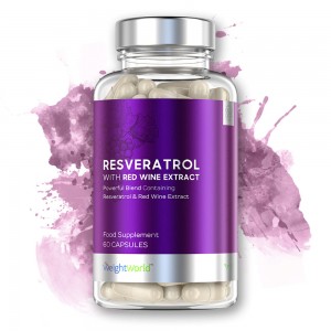 Resveratrol - 500mg d'Extrait de raisins en gelules par Maxmedix - Riche en Polyphenol