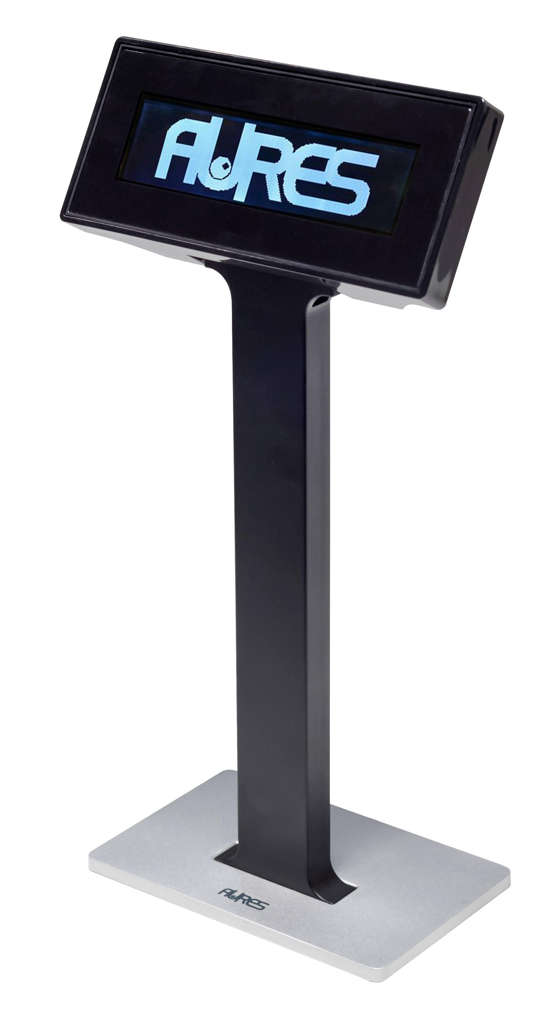 Aures Kundendisplay OCD 350, Schwarz, USB, 2x20 Zeichen (mit 25,8 cm Säule)