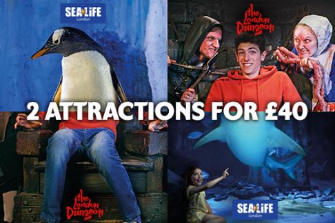 SEA LIFE London Aquarium + London Dungeon