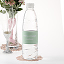 Agua personalizada Etiqueta Botella - Pin Dot (Mint / Juego de 15)