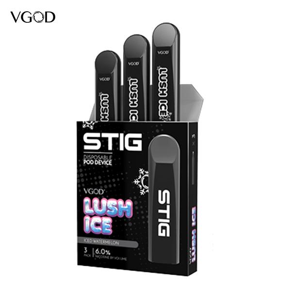 3 x Authentic VGOD STIG EINWEG-POD eGo Starter Kit E-Zigarette - LushIce Geschmack