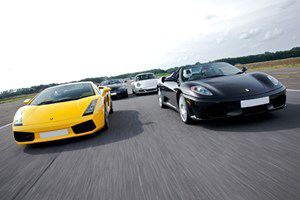 Triple Supercar Driving Blast with Passenger Ride Special Offer