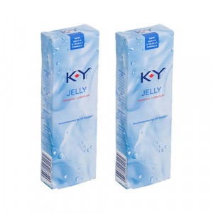 K-Y Jelly - Lubricante Intimo a Base de Agua Unisex - Aplicacion topica de 50 ml - 2 Botes
