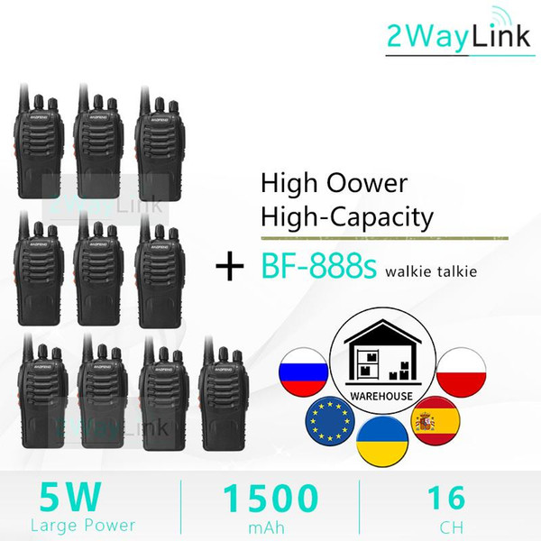 2PCS 4PCS 10PCS Baofeng BF-888S Mini Walkie Talkie 888s 5W 400-470MHz UHF USB Charger BF888s BF 888S H777 Cheap Two Way Radio