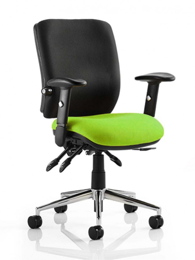 Chiro Green & Black Ergonomic Office Chair