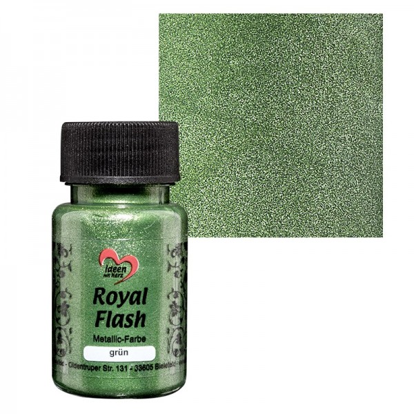 Metallic-Farbe "Royal Flash", grün, 50 ml