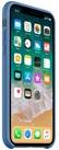 Apple - Hintere Abdeckung für Mobiltelefon - Silikon - Denim Blue - für iPhone X