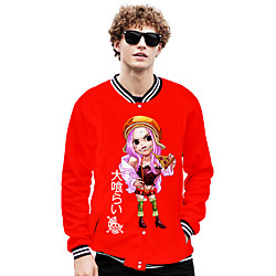Inspired by One Piece Jewelry Bonney Anime Cartoon Polyster Anime 3D Harajuku Graphic Outerwear For Men's / Women's / Couple's Lightinthebox