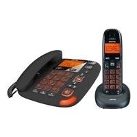 SWITEL Vita DCT 50072 Combo - Mit Schnur/schnurlos - Anrufbeantworter mit Rufnummernanzeige - DECT\GAP + zusätzliches Handset