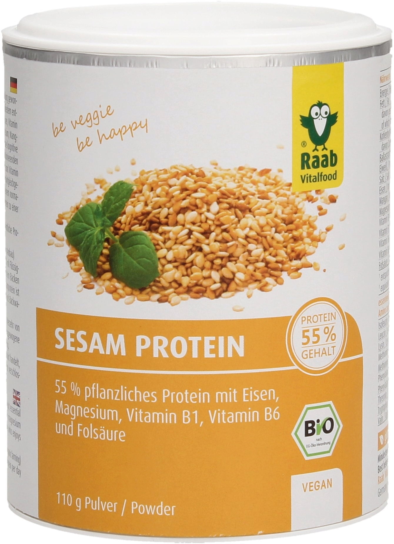 Raab Vitalfood Bio Sesam Protein Pulver - 110 g