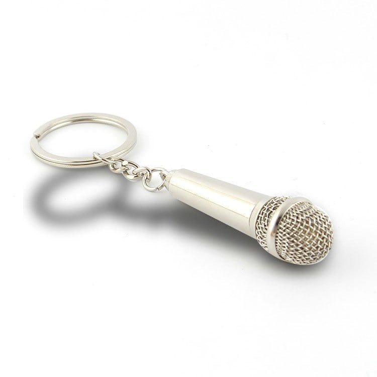 Personality Microphone Key Ring