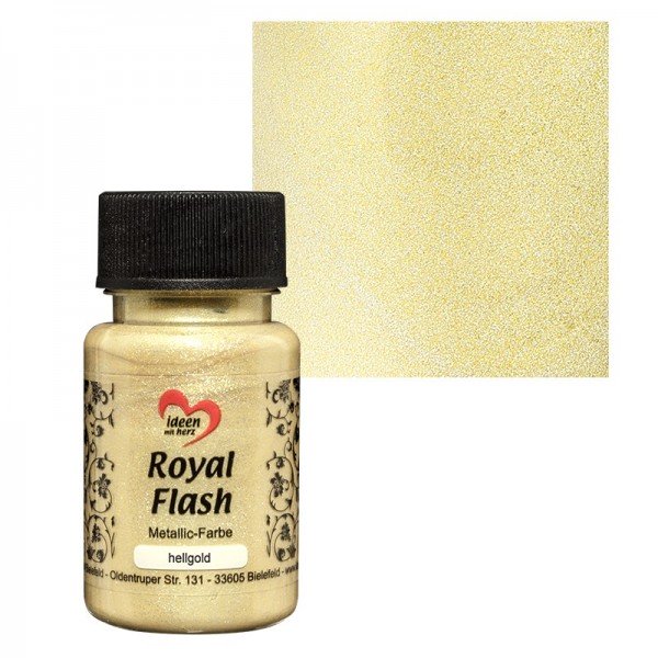 Metallic-Farbe "Royal Flash", hellgold, 50 ml