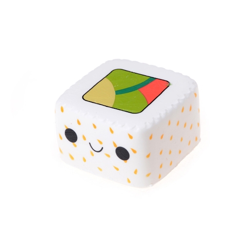 1 Pcs Face Pendant Stretchy Bread Cake Cute Yummy Sushi Squishy Slow Rising Cartoon Kids Fun Toy Gift Style 1