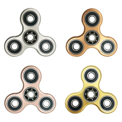 ABS Tri Fidget Hand Finger Spinner Spin Widget Focus Toy EDC Pocket Desktoy Triangle Plastic Gift for ADHD Children Adults Relieve Stress Anxiety Boredom Killing Time