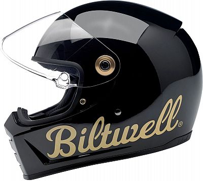 Biltwell Lane Splitter BW, integral helmet