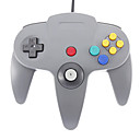 Wired Joystick Regulador del juego video de Nintendo 64 (Negro)