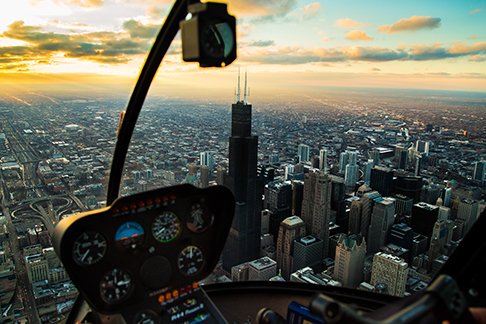 Skydeck + Chicago Helicopter - Daytime Tour